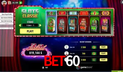 Descubra a Magia dos Jogos de Arcade no BET60